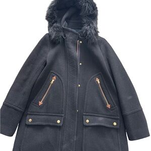 J. Crew Chateau Parka in Italian stadium-cloth